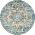 thumbnail image 5 of Nourison Passion Bohemian Ivory/Light Blue 8' x round Area Rug, (8 Round), 5 of 8