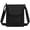 Black, variant on BadPiggies Crossbody Cell Phone Pouch, Waterproof PU Leather Purse Wallet Lightweight Adjustable Small Shoulder Bag