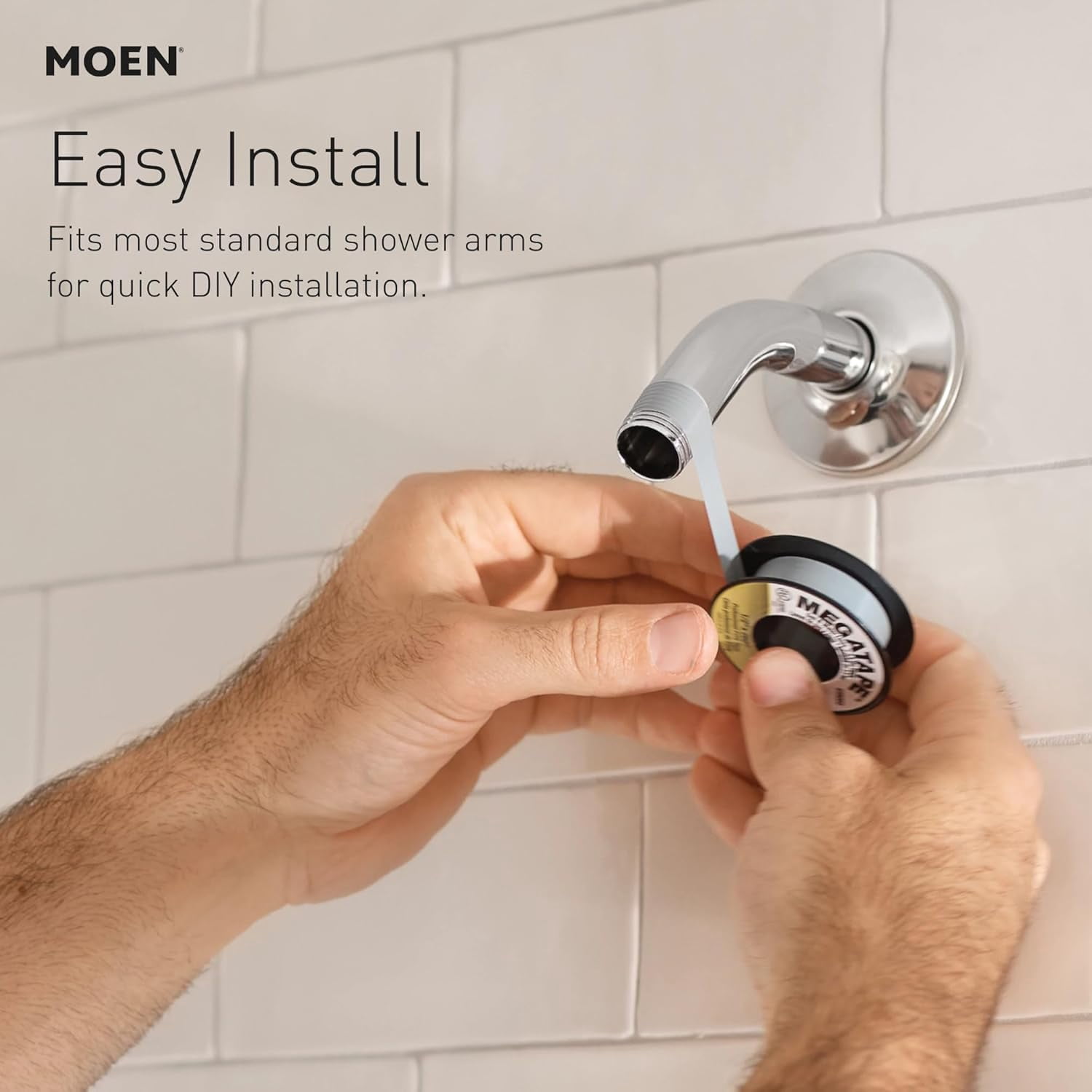 Moen S6345BG Multi Function Showerhead in Brushed Gold