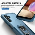 thumbnail image 6 of Nalacover Military Grade Heavy Duty Case for Samsung Galaxy A14 5G, Rugged Rotated Ring Holder Kickstand Bracket Cover with Magnetic Car Mount Soft TPU Shockproof Lens Protective Case,Blue, 6 of 8