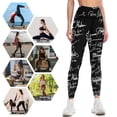 thumbnail image 4 of OUAT autograph (white text) Leggings Women's pants Women's sportswear Fitness's gym clothes jogging pants Womens Leggings, 4 of 6