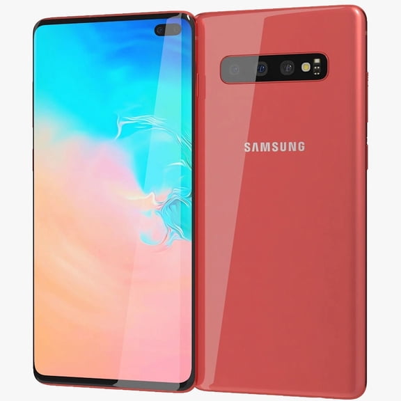 Pre-Owned Samsung Galaxy S10 Pus Flamingo (LCD Shadow) G975U - Unlocked - 128GB Pink (Good)