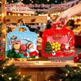 thumbnail image 3 of Christmas Treat Bags, 8.26X7.87" Self Sealing Candy Pouches with Handle, Festive Xmas Goodie Sacks, Holiday Snack Packing Bags, Santa Pattern Gift Pouches with Clear Window, Christmas Decoration, 3 of 7
