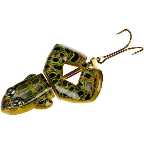 Rebel Buzz'N Frog Fishing Lure Hard bait Green Bullfrog 2 1/2 in 1/2 oz ...