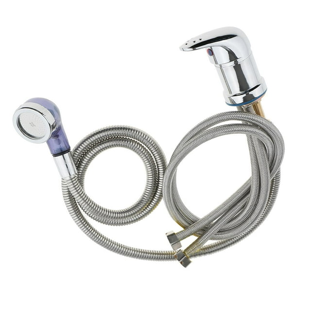 Salon Shampoo Unit Bowl Fregadero Grifo de de rociado de suministro de agua fría y caliente - 70cm shamjiam Grifo del cuenco del champú