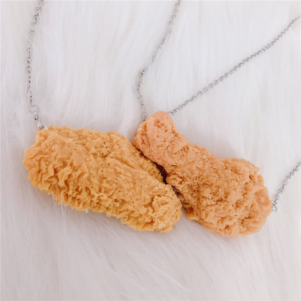 Amazon.com: BlingGlow Simulation Fried Chicken Pendant Necklace Lovely  Funny Realistic Food Jewelry,Chicken Leg Fried Chicken Leg Necklace,Chicken  Leg,Necklaces for Women Chunky,Chicken Leg : Clothing, Shoes & Jewelry