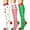 Green Red White, variant on 3 Pairs Christmas Medical Sport Compression Socks - 15-20mmhg Graduated Knee-High Support for Men & Women, Ideal for Soccer, Running, and Nurses