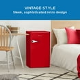 thumbnail image 5 of Avanti Retro Series Compact Refrigerator, Mini-Fridge, 3.0 cu. ft., in Red (RMRS31X5R-IS), 5 of 19