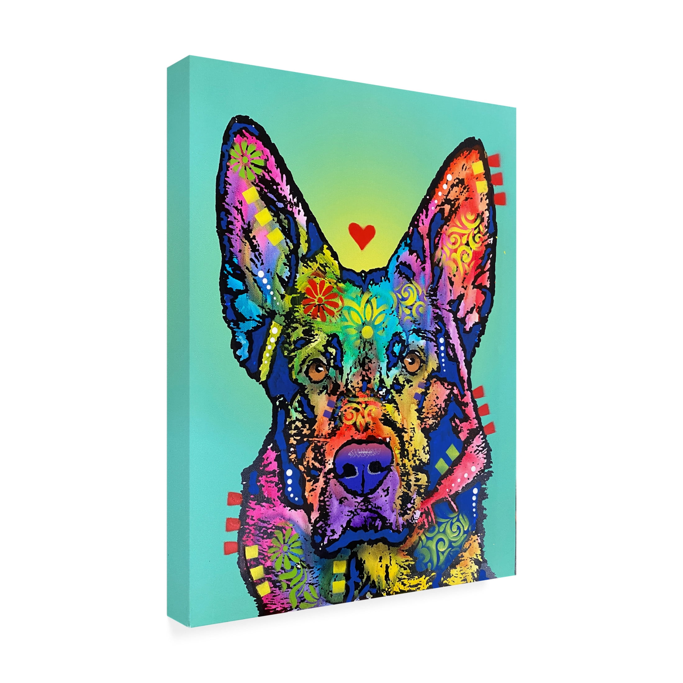 Canvas Wall Art - Dean Russo- Exclusive 'All In' Wall Art for Living Room, Bedroom, or Office Décor by Trademark Fine Art - 24 x 32 Inches