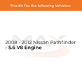 thumbnail image 2 of Max Advanced Brakes - Brake Kit for 2008 2009 2010 2011 2012 Nissan Pathfinder w/ 5.6 V8 Engine Front Replacement Geomet Coated Disc Brake Rotors and Ceramic Brake Pads, 2 of 9