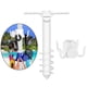 thumbnail image 4 of para sombrilla de playa, bases de sombrilla de playa, de tornillo seguro para viento fuerte con gancho para colgar, soporte de tornillo de sombrilla para 5 Espiral 1 Gancho Sharpla ancla de arena de playa, 4 of 8