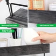 thumbnail image 6 of J JACKCUBE DESIGN Set of 2 Floating Bathroom Shelves, Rustic Wood Bathroom Wall Organizer with Towel Bar for Over Toilet, Kitchen Spice Rack, Laundry Shelf -MK600A, 6 of 7