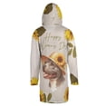 thumbnail image 2 of Happy Women's Day Pitbull Sunflower Vintage Proud Mom All Over Print 3D Hooded Duffle Toggle Coat Terrier Dog Lover - 02030, 2 of 6