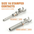 thumbnail image 3 of iCrimp Deutsch DT in 2,3,4,6,8,12 Pin Configurations Sealed Automotive Electrical Connectors+Size16 Stamped Contacts, 94PCS, 3 of 7