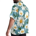 thumbnail image 3 of Daisy Men's Short Sleeve Beach Shirts Hawaiian Button Down Casual Summer Printed Unisex Top, 3 of 6