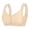 X427-Beige, variant on Censtreet Bras for Older Women No Underwire Front Closure Comfort Senior Wireless Closing Bra