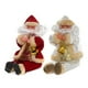 thumbnail image 5 of EeaseMX Muñeco de Papá Noel sentado Muñeca de regalo de Navidad Juguetes de franela Decoración de mesa de Navidad (blanco cremoso), 5 of 5