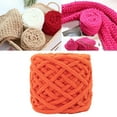 thumbnail image 2 of Hot Sale!TAKTUK Chunky Yarn,Crochet Yarn,Chunky Yarn Super Soft Acrylic Bulky Washable Hand Knitting Yarn for DIY Blanket Scarf Sweater,Home Essentials,Orange Yarn, 2 of 9