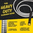 thumbnail image 3 of Bionic Steel Pro Garden Hose 25' ft Water Hose Outside Heavy Duty Metal Hose Stainless Steel w/ Spray Nozzle Kink-Free, 3 of 7