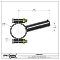 thumbnail image 4 of Speedway Motors Panhard Bar Bracket with 3 Inch Axle Tube Clamp Steel Track Bar Mount Bracket for Rear Suspension Setup with 3/4-16 Threaded Mount Clamp-On Installation, 4 of 7