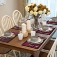 thumbnail image 6 of Placemats Set of 4 / 6, Skull And Flag Usa Placemats for Dining Table Indoor/Outdoors Heat Resistant Washable Placemats 18" x 12", 6 of 8