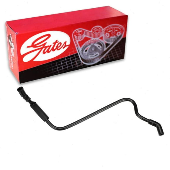 Gates PCV Valve To Intake Engine Crankcase Breather Hose compatible with Jeep Wrangler JK 3.6L V6 2018