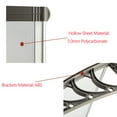 thumbnail image 4 of Zimtown 35.4"x 77" Abc Awning Patio Eaves Outdoor Cover Gray, 4 of 11