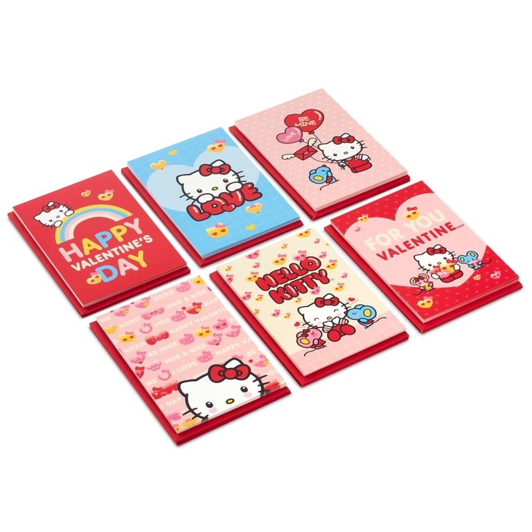 Hallmark Sanrio Hello Kitty Valentines Day Cards for Kids School