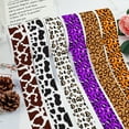 thumbnail image 3 of Animals Speckle Leopard Print Design Printed Grosgrain Satin Ribbon for Gift Wrapping Hair Bow Craft Accessory 50 Yards Jiayi, 3 of 7