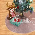 thumbnail image 3 of Sequin Tree Skirt Rose Gold 70Inch Christmas Tree Skirt Halloween Decoration, 3 of 8