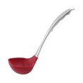 thumbnail image 7 of 12.6" Silicone Soup Ladle Comfortable Stainless Steel Hand Kitchen Scoop Utensil Cooking Supplies Red, 7 of 7