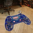 thumbnail image 7 of Cute Gaming Rug Cartoon Game Console Controller Soft Non Absorbent Floor Mat Washable Indoor Carpet for Game Room, 7 of 7