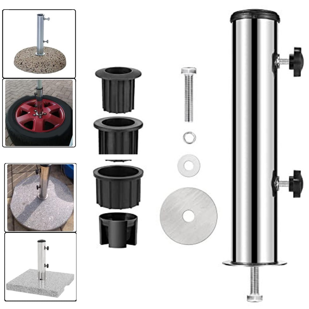 Heavy-Duty Granite Umbrella Stand: Windproof, Adjustable & DIY-Friendly!