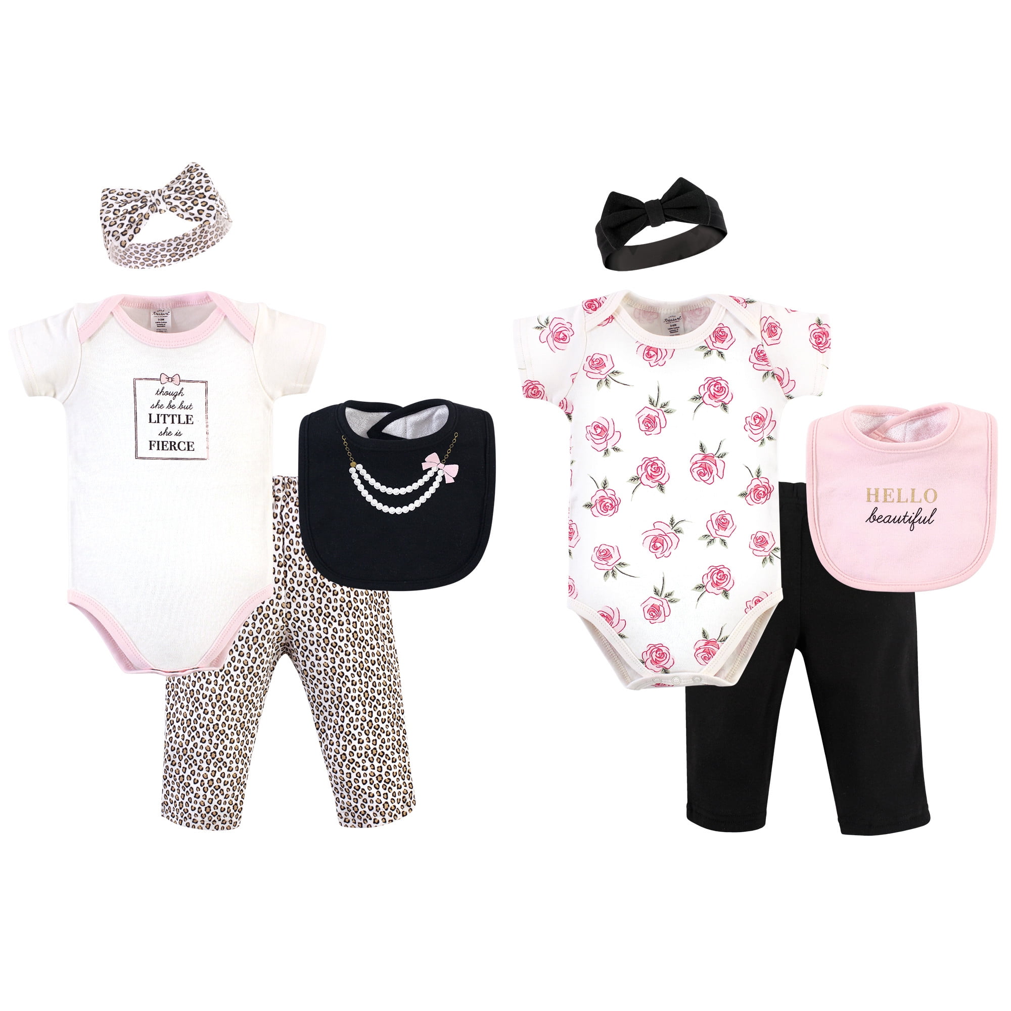Little Treasures Little Treasure Baby Girl Layette Boxed Giftset, 8pc
