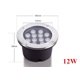 thumbnail image 3 of Luces de suelo, luz enterrada LED, foco empotrado para exteriores, impermeable, luz de piso, lámpara de paso para patio, proyección de pared de paisaje, 1 W, 3 W, 3 of 5