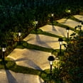 thumbnail image 3 of FKHouse Solar Path Lights Outdoor, LED Garden Lights Solar Pathway Lights Outdoor (8 Pack, Warm White), 3 of 7