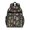 Mushroom and Fern Black Pattern, variant on Mushroom and Fern Black Pattern Cute School Backpack Bag for School with Padded Back and Adjustable Shoulder Straps 15.25"x11.5"x5.25"