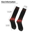 thumbnail image 5 of Easygdp Red Glitter1 Soccer Socks Sport Knee High Socks Calf Compression Athletic Socks for Men and Women, 5 of 9