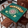 thumbnail image 5 of Herrnalise Mahjong Mat,32"×32" Anti Slip and Noise Reduction Mahjongg Table Mat,Wear-Resistant Mahjong Accessories Tablecloth for Mahjong Tile Game Poker Game and Domino Game, 5 of 9