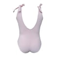 thumbnail image 2 of Traje de Baño Ocean Pacific para Mujer Completo con Nudo en Tirante, Cuello V Rosa Talla M, 2 of 4