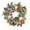 White, variant on Gallickan Halloween Wreath, Frosted Pumpkin Leaf Door Hanging Decor 18x18 Inches, Thanksgiving Window Display and Festive Party Supplies, White