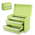 thumbnail image 1 of Caja de herramientas mini de metal WORKPRO 27 x 15 x 21 cm, 2 cajones, 1 of 8