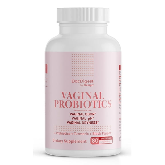 Vaginal Probiotics-Vaginal Odor & Dryness Treatment Probiotic- Women once Daily Capsules- DocDigest by Design
