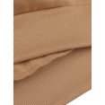 thumbnail image 3 of Sudaderas casuales para mujer Pullover Tops Camisas de manga larga XBTCLXEBCO T L,Chocolate, 3 of 6