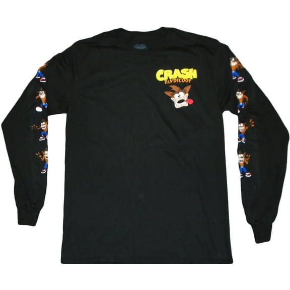 Crash Bandicoot Long Sleeve Adult T-Shirt