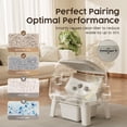 thumbnail image 3 of PetPivot AS12 Automatic Cat Litter Box Self-Cleaning with Safety Protection, Liners, Front Entry Step Included, White, 3 of 10