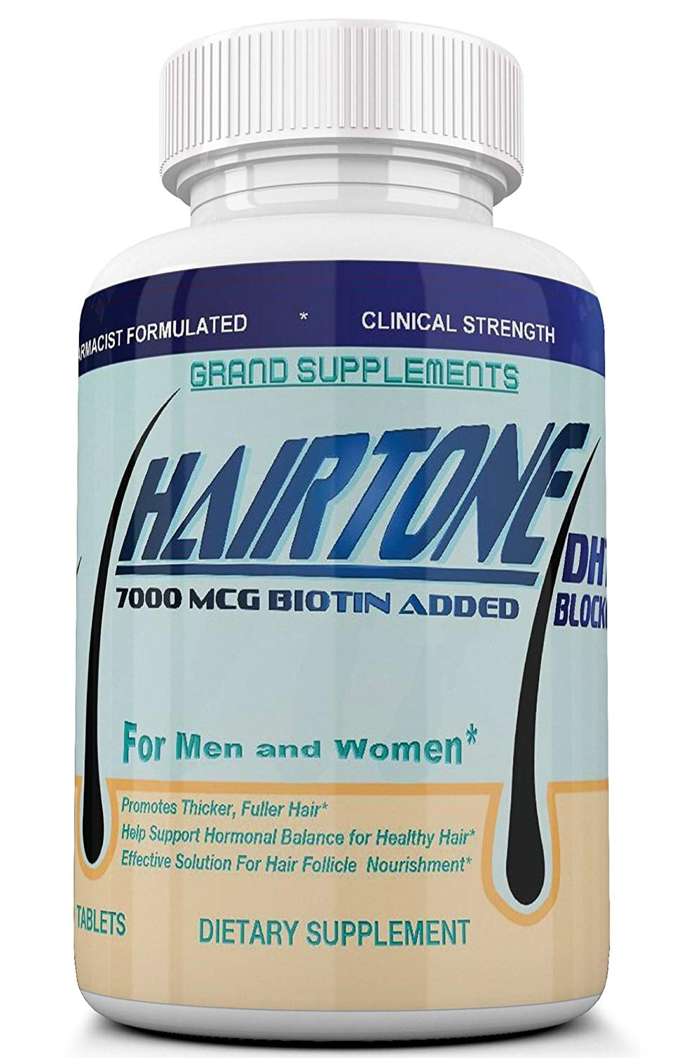 HAIRTONE DHT Blocker, Hair Strengthening Pills, Help Decrease Hair
