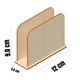thumbnail image 2 of Servilletero de madera  mdf 7 Piezas servilletero, 2 of 2
