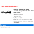 thumbnail image 2 of Front Left Strut and Coil Spring Assembly - Compatible with 2015 - 2017 NX200t 2016, 2 of 2