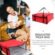thumbnail image 3 of Bolsa de entrega de pizza Bolsa de tela no tejida aislada Bolsa de entrega para llevar lavable, 3 of 6